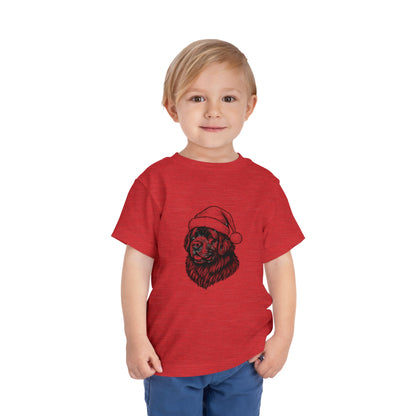 Santa Paws Newfie Toddler Unisex Short Sleeve Crewneck Tee