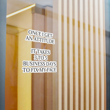 Fix My Face Vinyl Decal