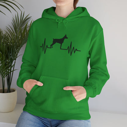 My Heart Beats For Dobermans Unisex Hoodie