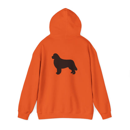 Newfie Silhouette Unisex Hoodie