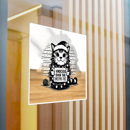 Naughty Cat Vinyl Decal