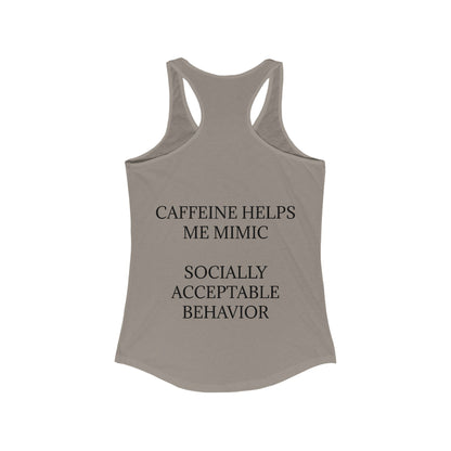 Socially Acceptable Women's Racerback Tank