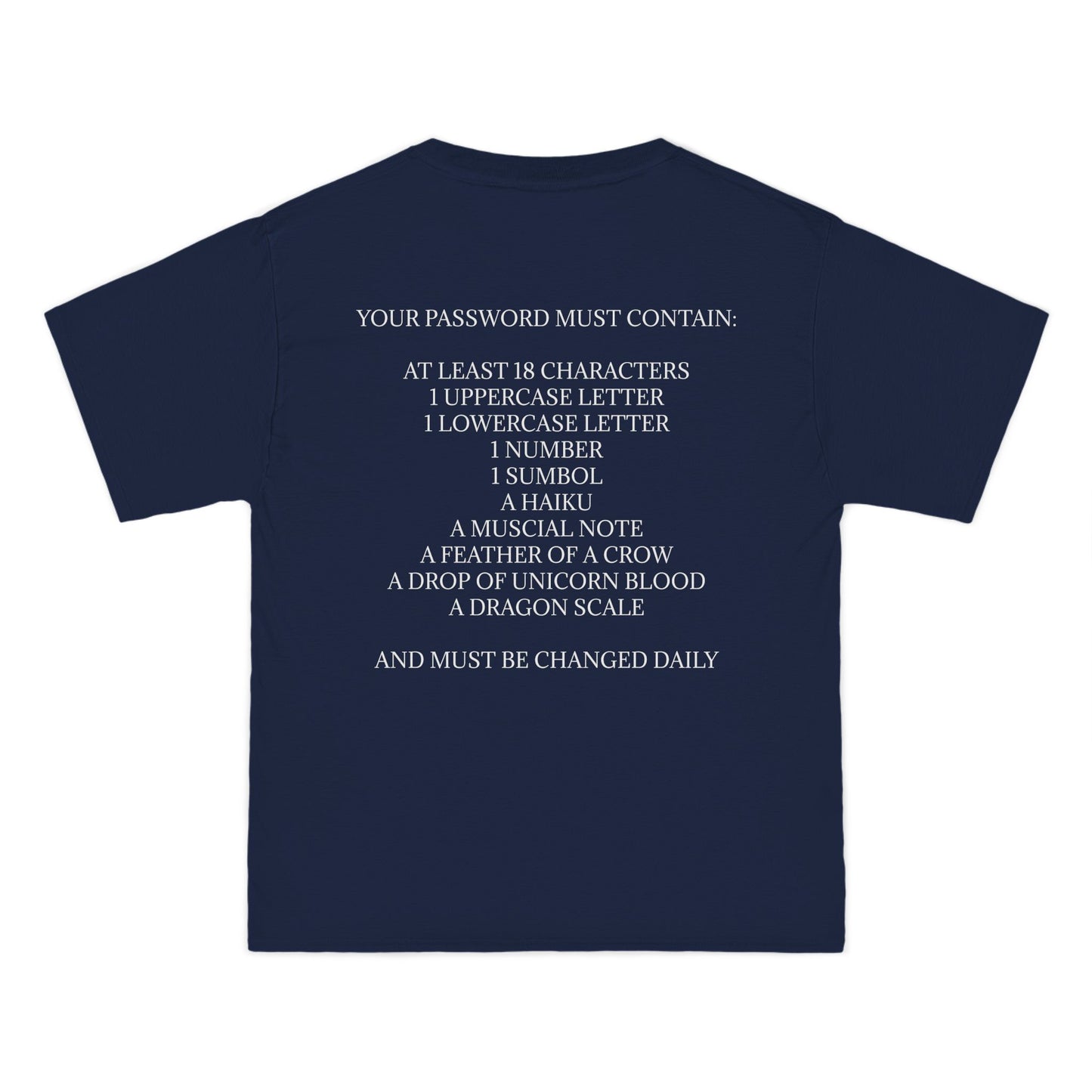 Password Men's Short-Sleeve Crewneck Tee