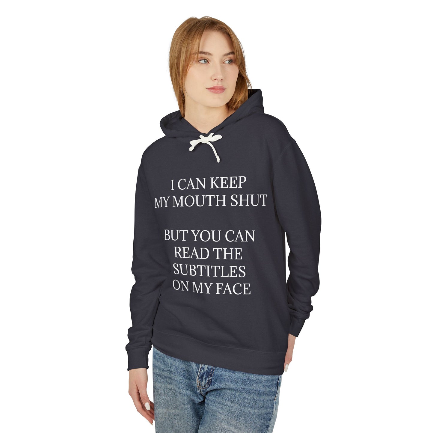 Subtitles Unisex Lightweight Hoodie