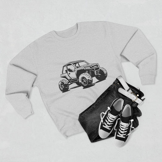 Off The Beaten Path Side By Side Unisex Crewneck Sweatshirt