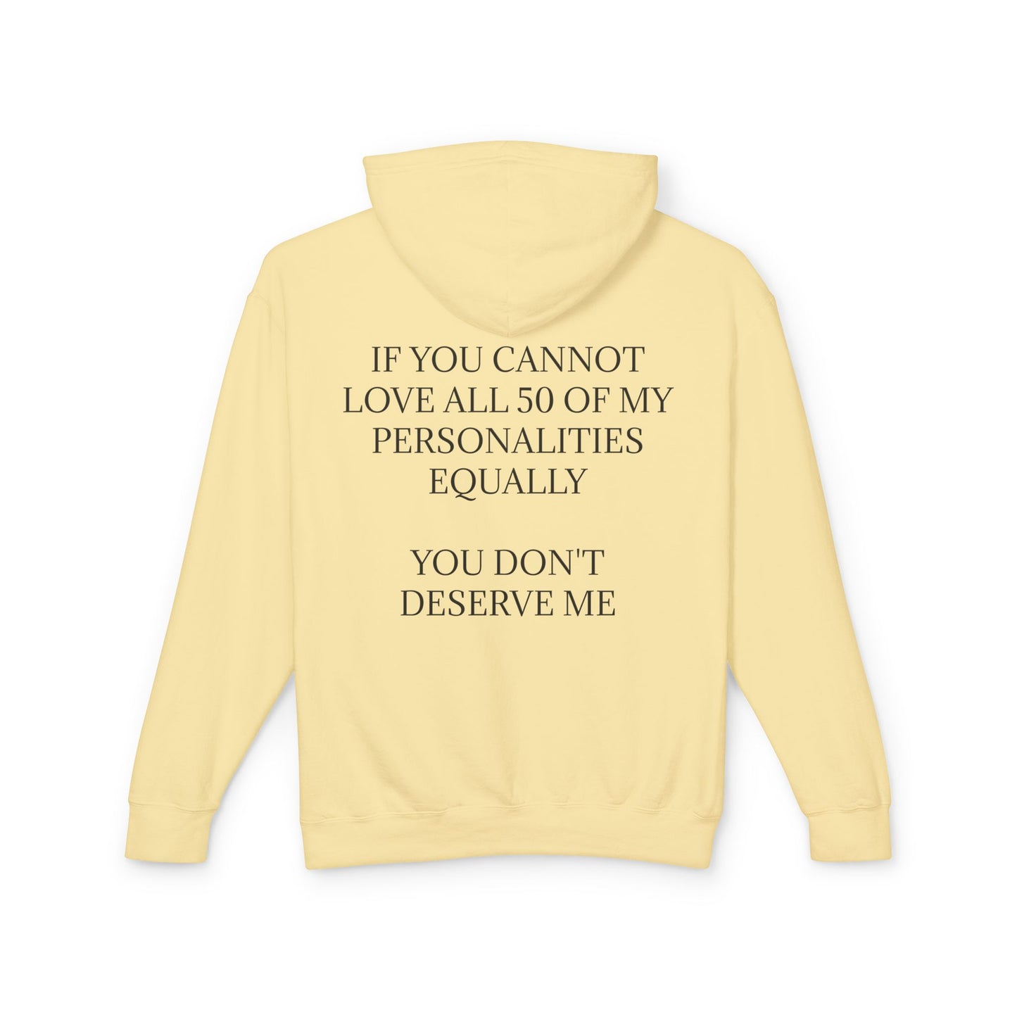 50 Personalities Unisex Lightweight Hoodie