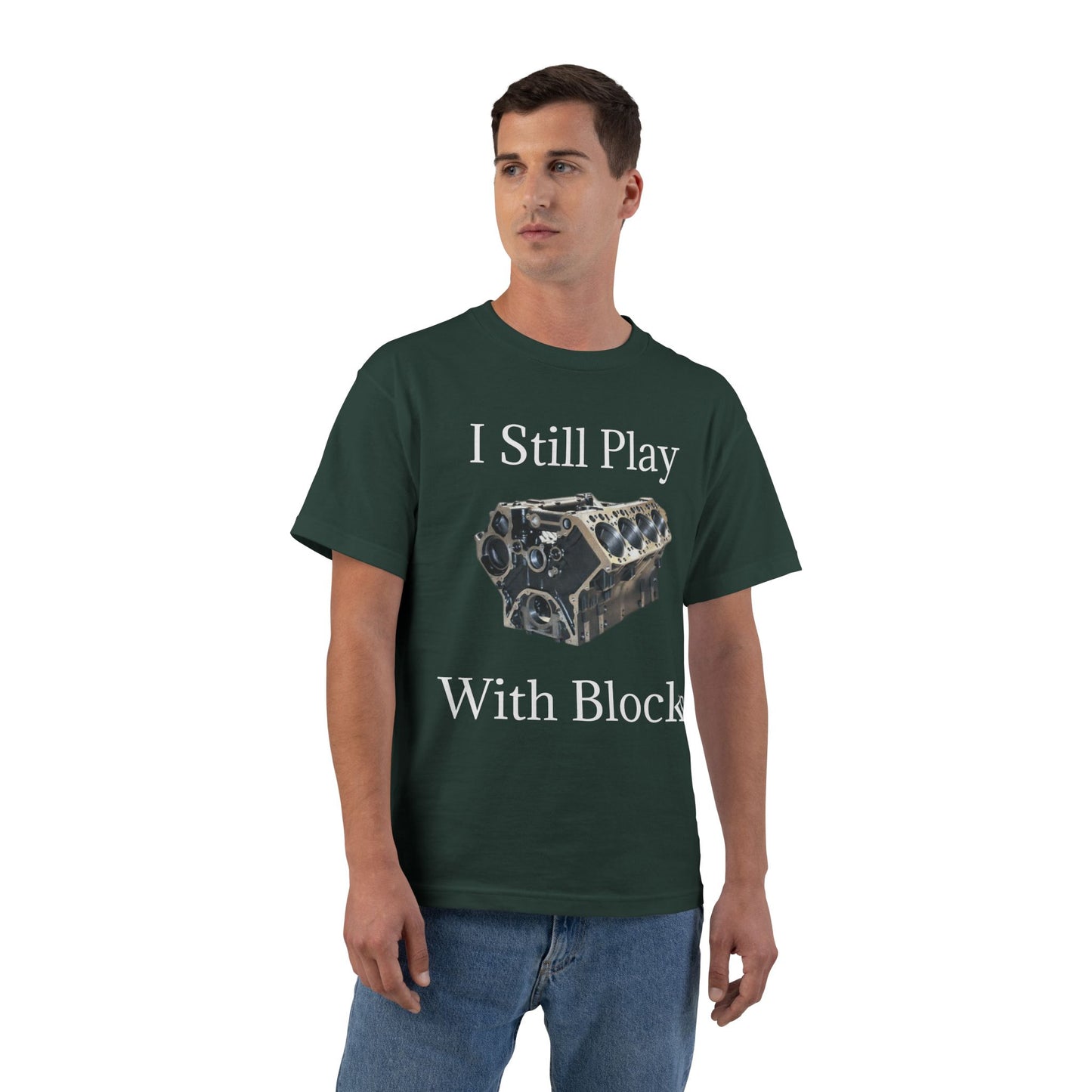 Play With Blocks Men's Short-Sleeve Crewneck Tee
