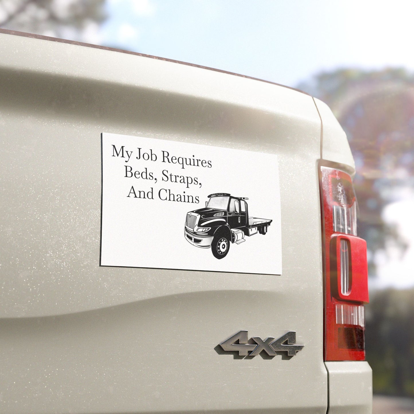 Beds, Straps, And Chains Indoor/Outdoor Magnet