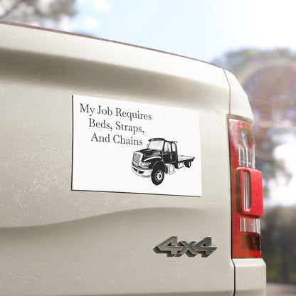 Beds, Straps, And Chains Indoor/Outdoor Magnet