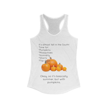 Fall In The South Women's Racerback Tank