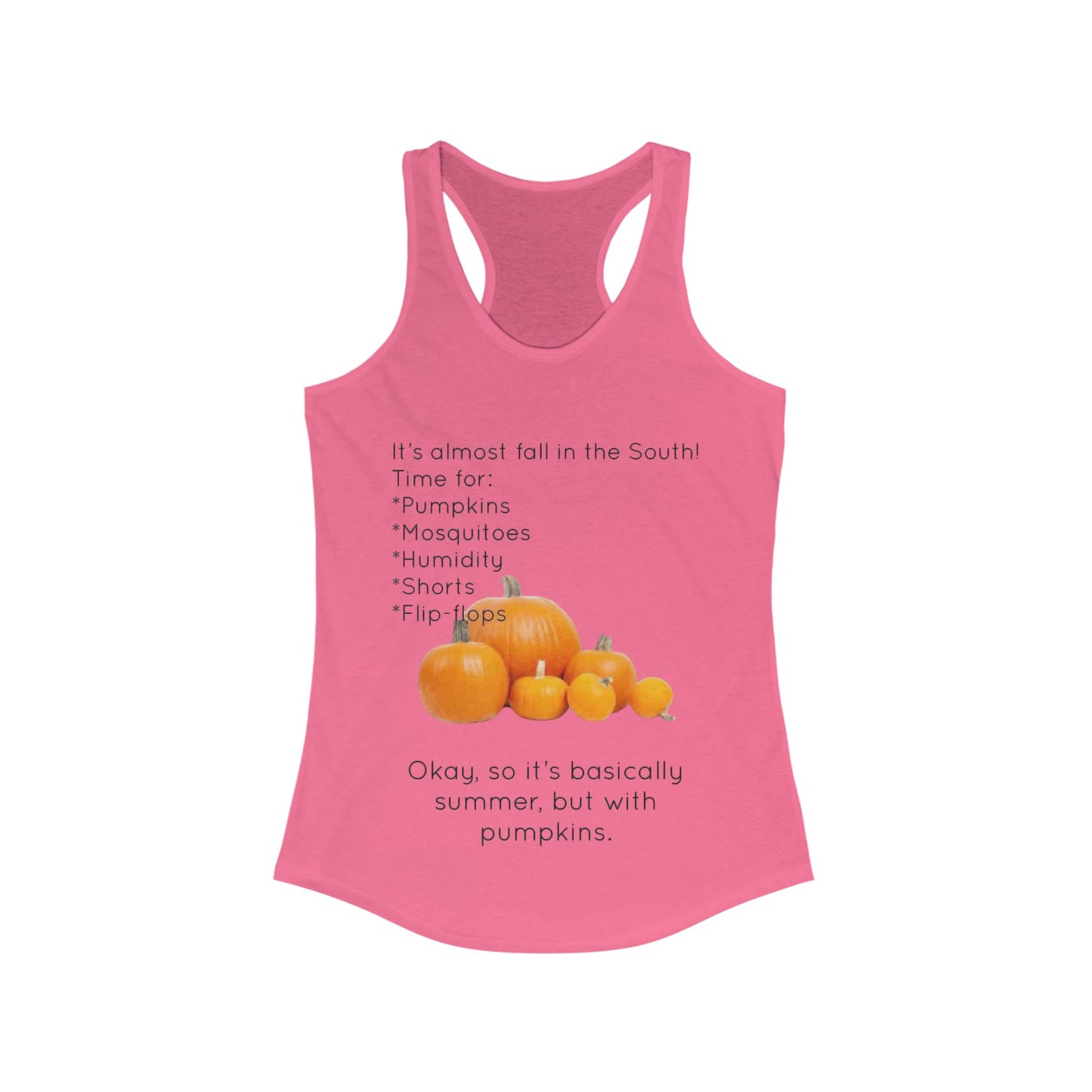 Fall In The South Women's Racerback Tank