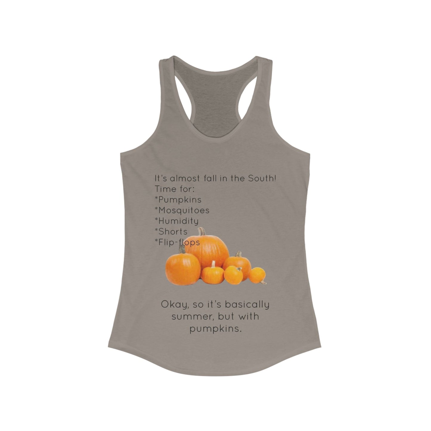Fall In The South Women's Racerback Tank