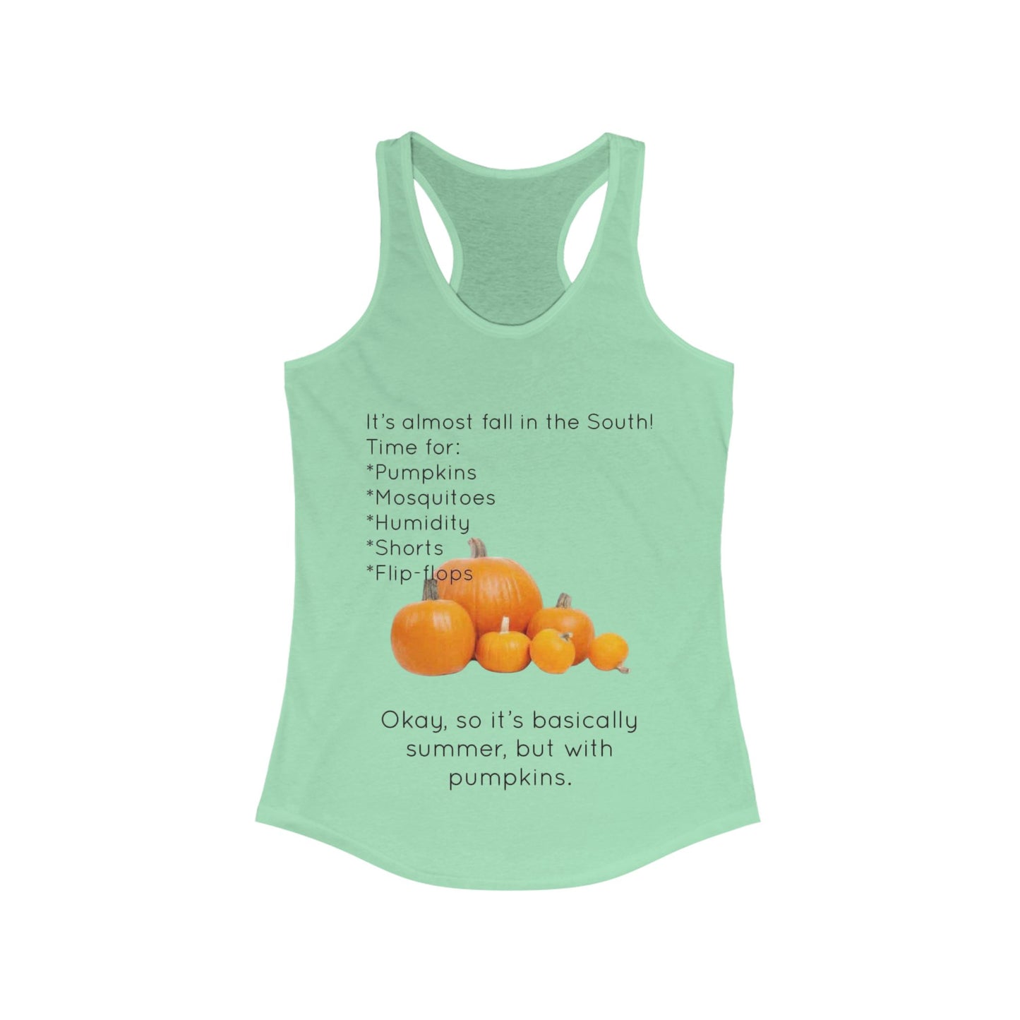 Fall In The South Women's Racerback Tank