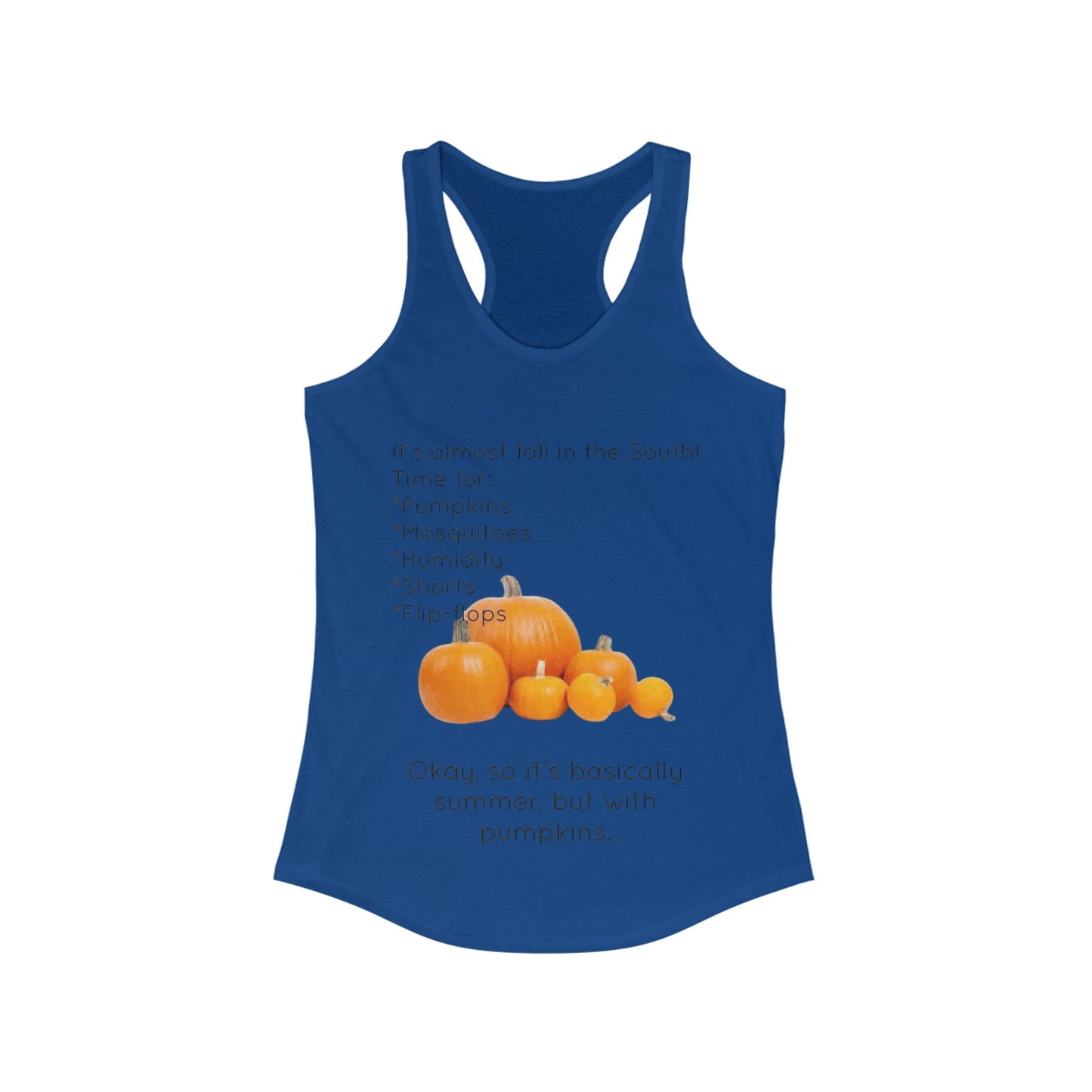 Fall In The South Women's Racerback Tank