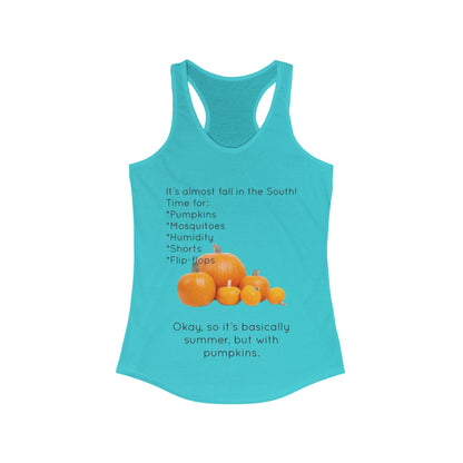 Fall In The South Women's Racerback Tank