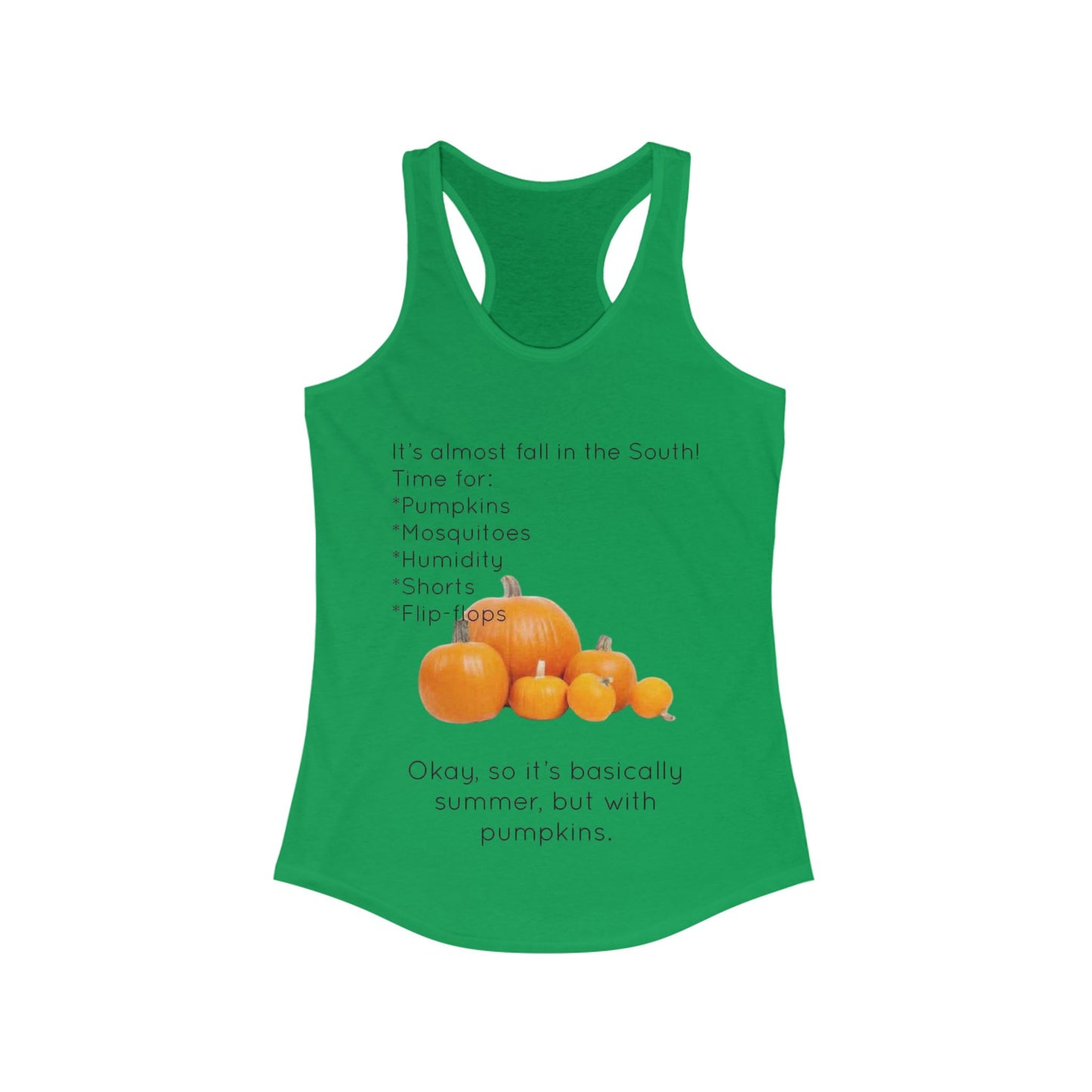 Fall In The South Women's Racerback Tank