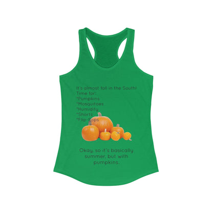 Fall In The South Women's Racerback Tank