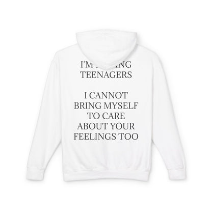 Raising Teenagers Unisex Lightweight Hoodie