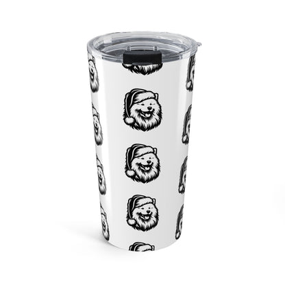 Santa Paws Samoyed Tumbler