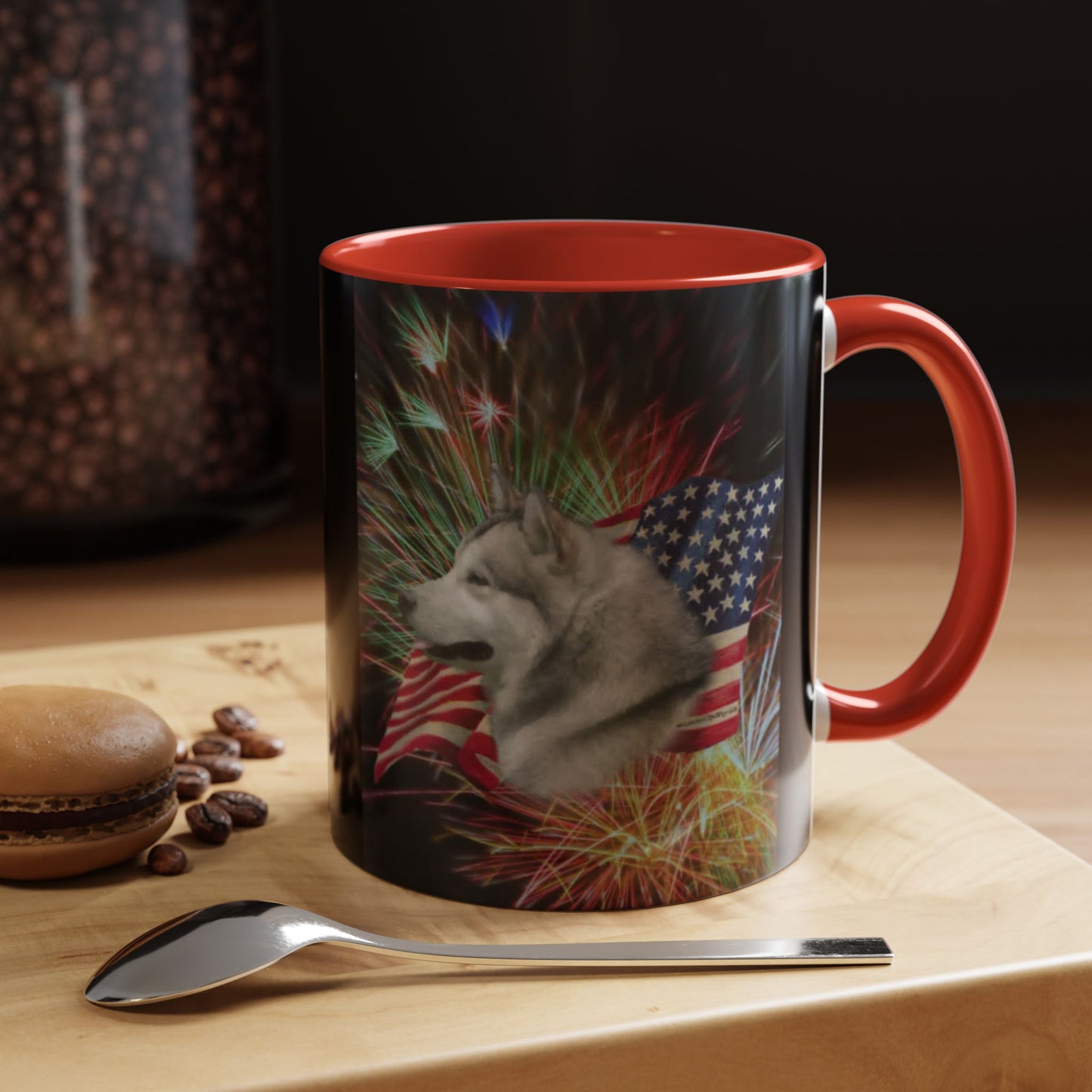 American Malamute 2-Tone Coffee Mug