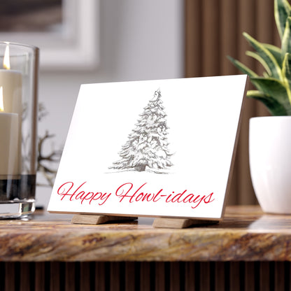 Happy Howl-idays Ceramic Photo Tile