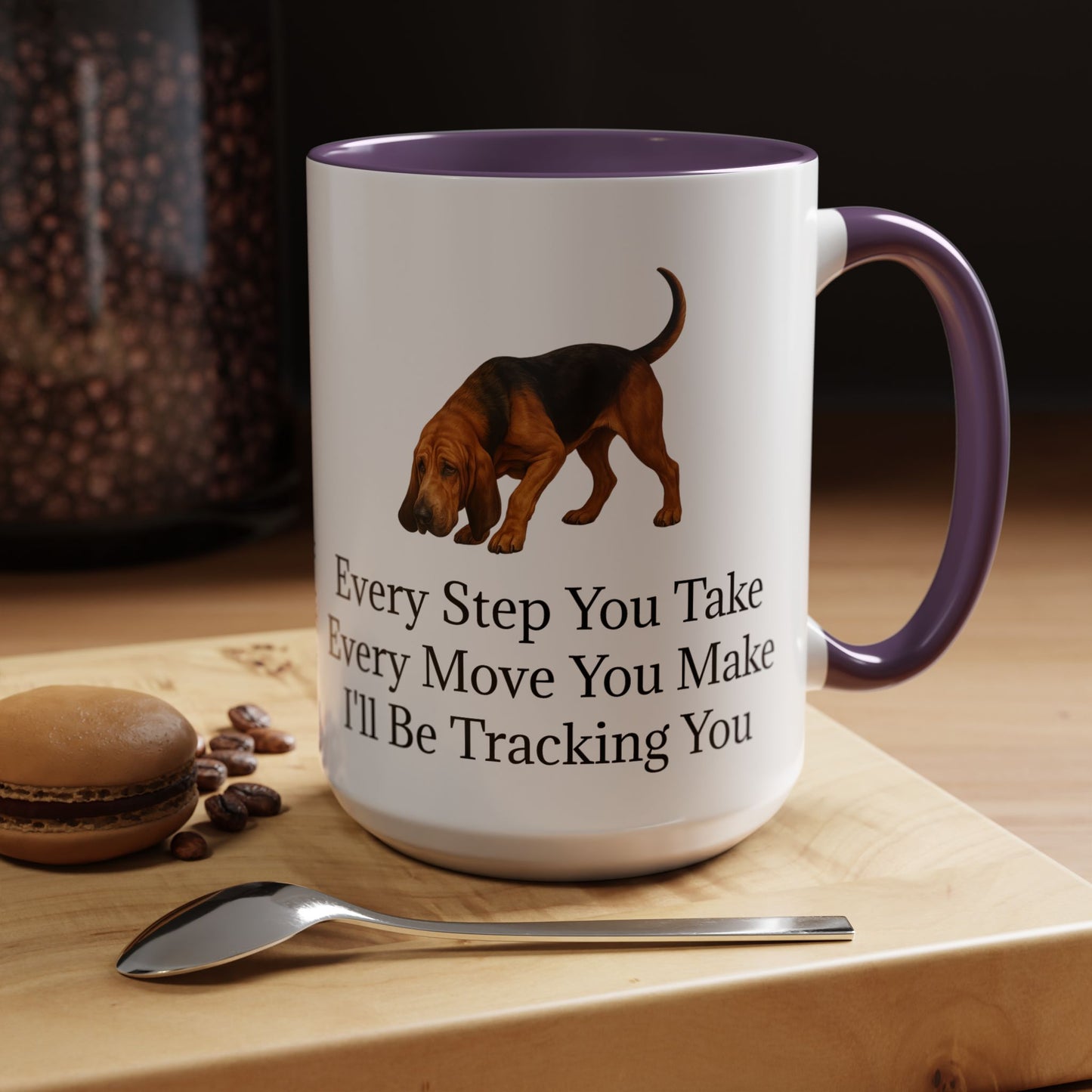 Tracking You 2-Tone Coffee Mug