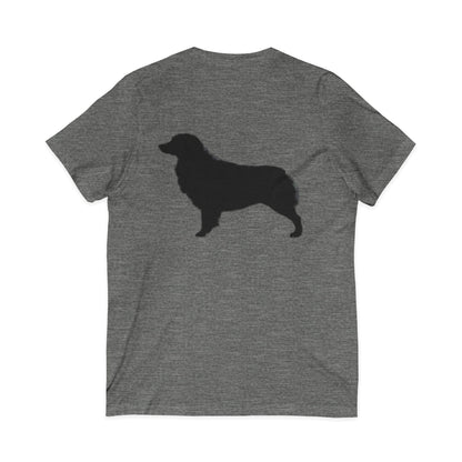 Aussie Silhouette Unisex Short Sleeve V-Neck Tee