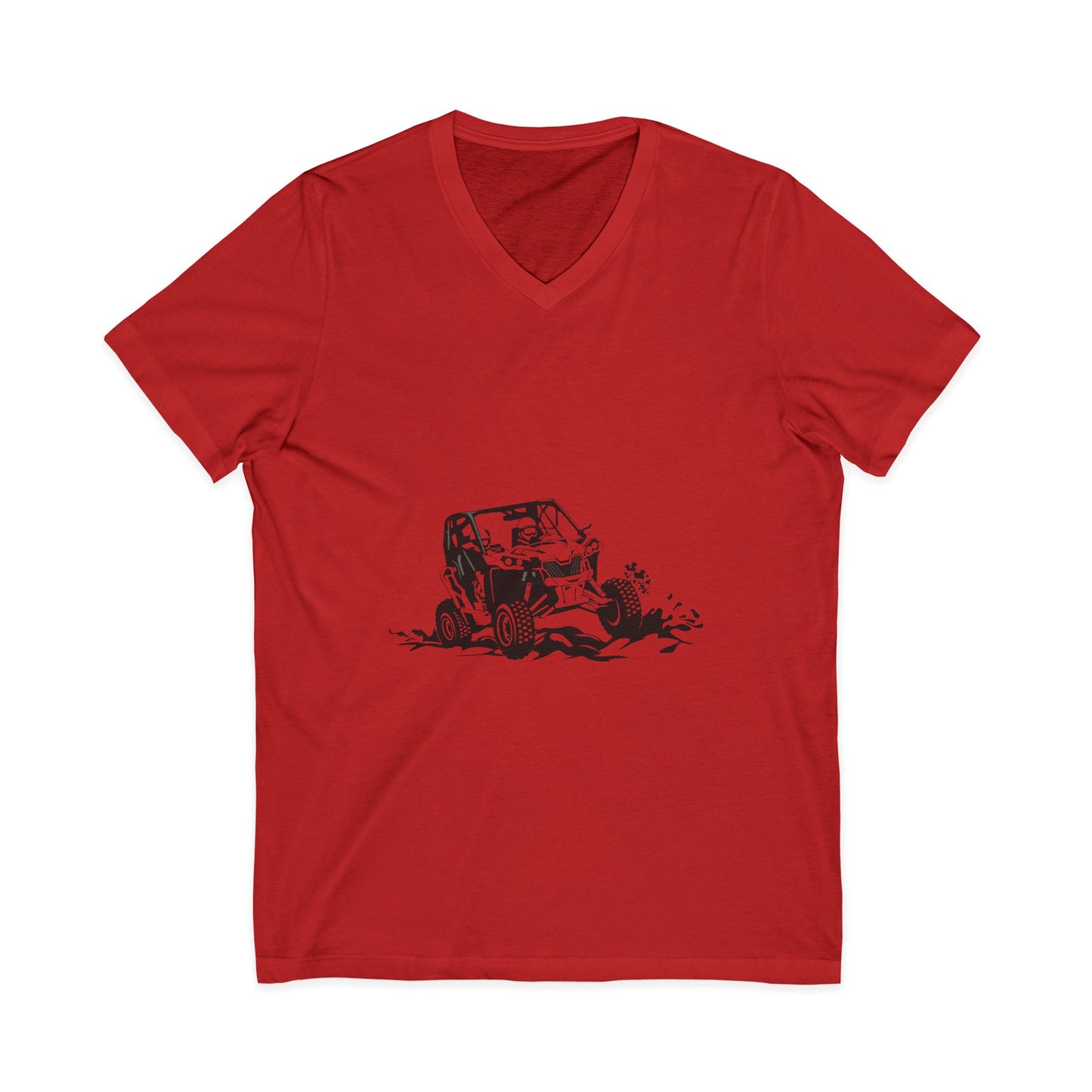 Slingin' Mud Side By Side Unisex Short Sleeve V-Neck Tee