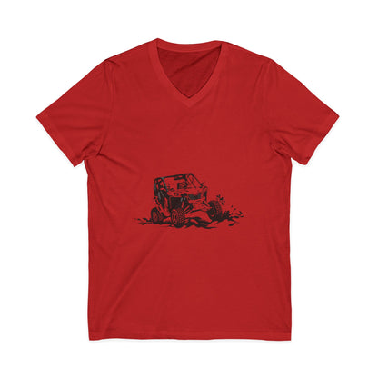 Slingin' Mud Side By Side Unisex Short Sleeve V-Neck Tee