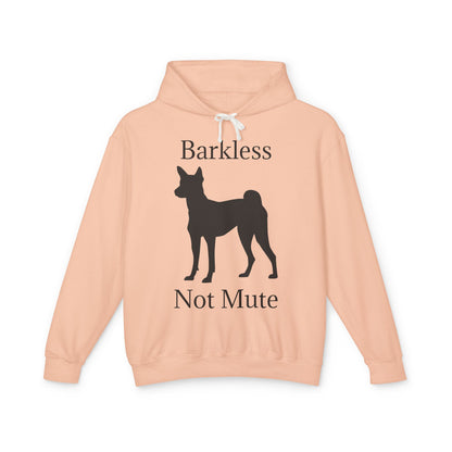 Barkless Not Mute Unisex Lightweight Hoodie