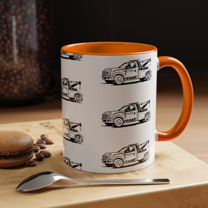Wheel Lift Tow Truck 2-Tone Coffee Mug