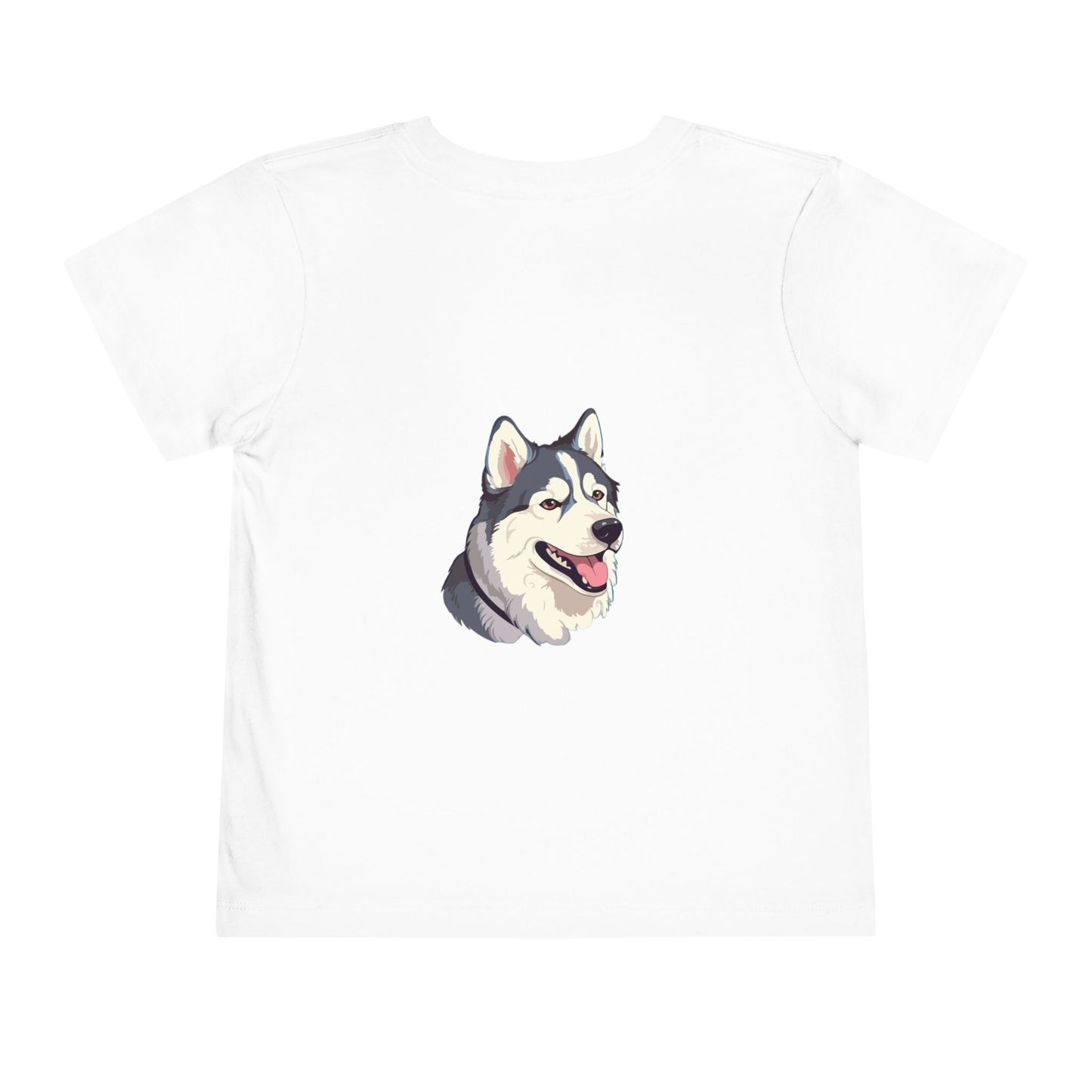 Malamute Head Toddler Unisex Short Sleeve Crewneck Tee