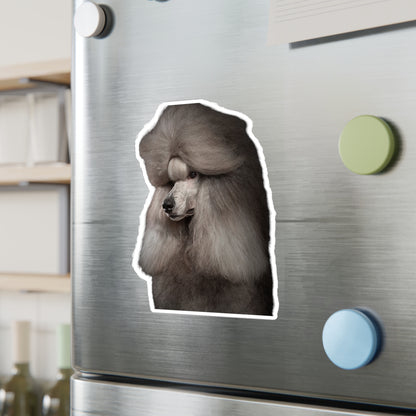 Poodle Head Vinyl Decal
