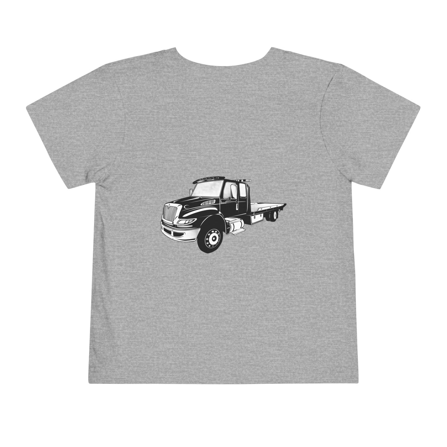 Flatbed Tow Truck Toddler Unisex Short Sleeve Crewneck Tee