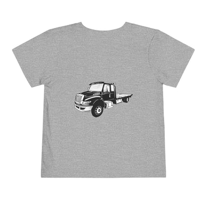 Flatbed Tow Truck Toddler Unisex Short Sleeve Crewneck Tee