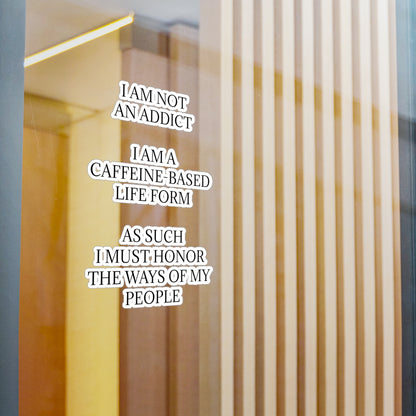 Not An Addict Vinyl Decal