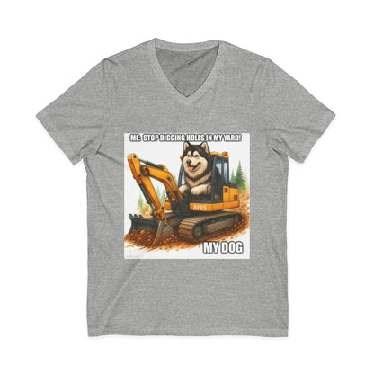 Digmaster Unisex Short Sleeve V-Neck Tee