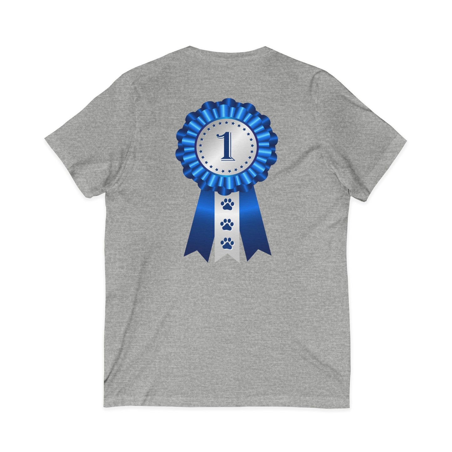 Show Ribbon Unisex Short Sleeve V-Neck Tee