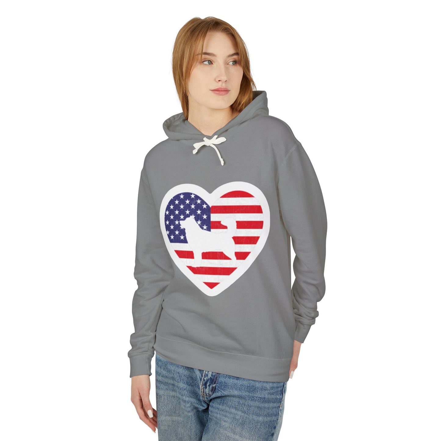 Malamute Flag Unisex Lightweight Hoodie