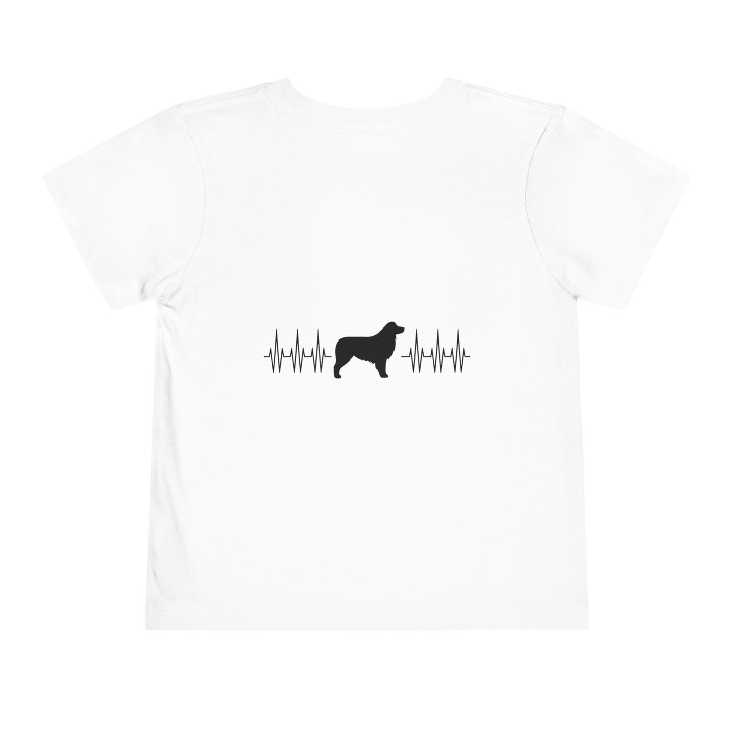 My Heart Beats For Aussies Toddler Unisex Short Sleeve Crewneck Tee