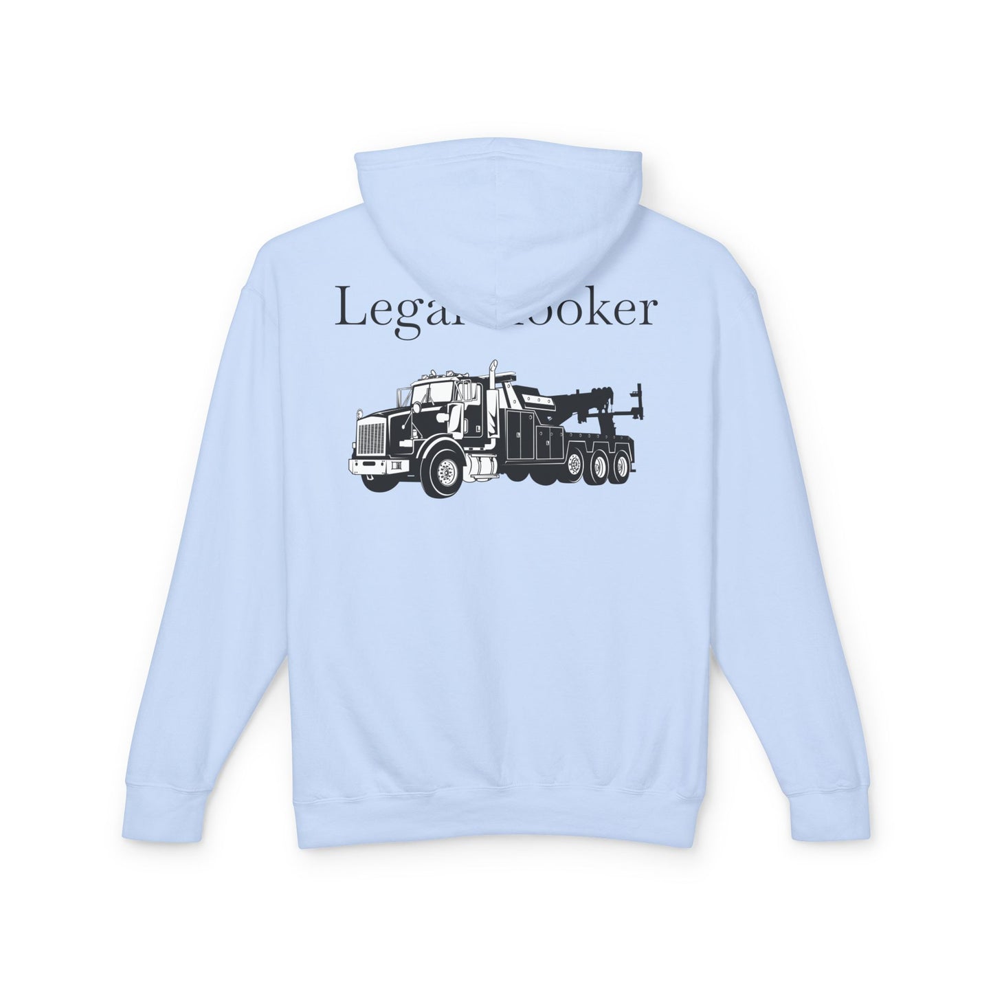 Legal H**ker Heavy Tow Truck Unisex Lightweight Hoodie