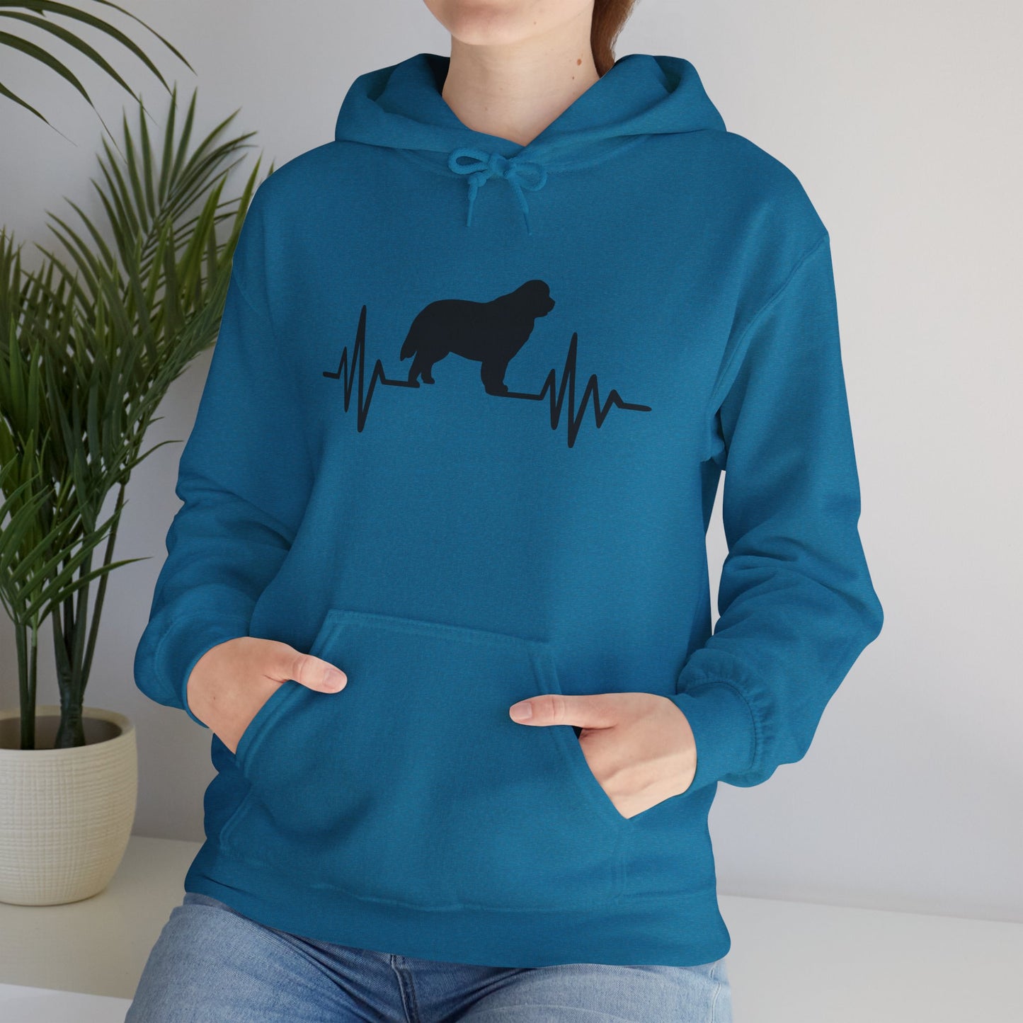 My Heart Beats For Newfies Unisex Hoodie