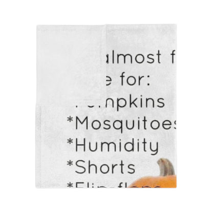 Fall In The South Velveteen Microfiber Blanket