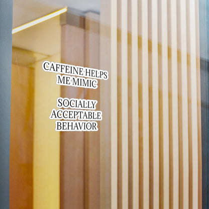 Socially Acceptable Vinyl Decal