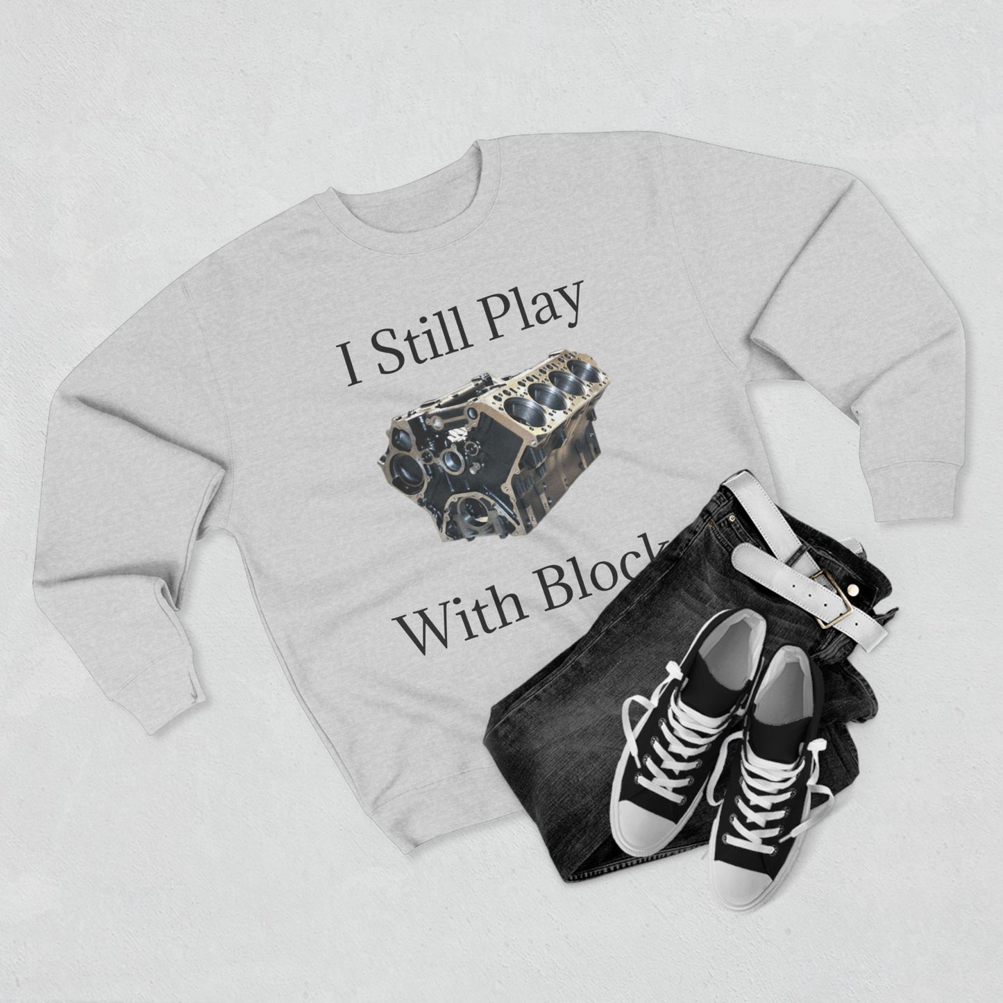 Play With Blocks Unisex Crewneck Sweatshirt