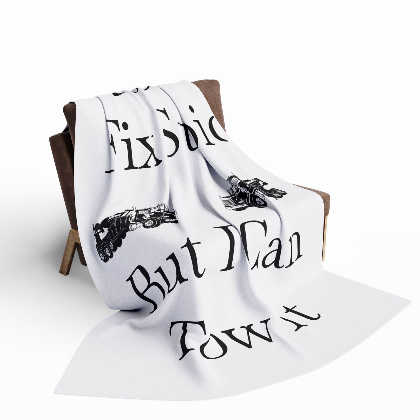 I Can't Fix Stupid Heavy Tow Truck Arctic Fleece Blanket