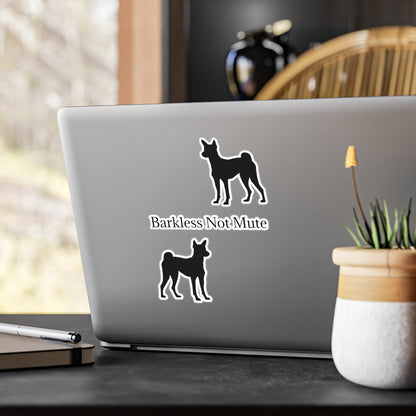 Barkless Not Mute Vinyl Decal