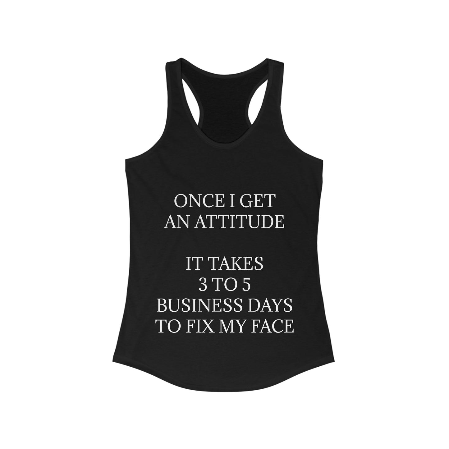 Fix My Face Women's Racerback Tank