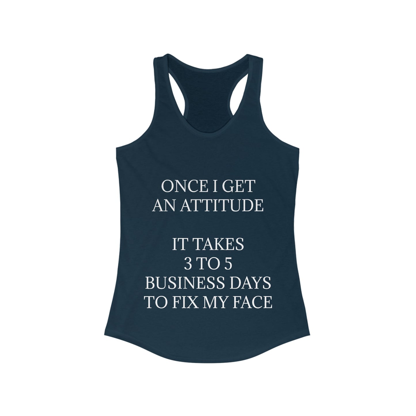 Fix My Face Women's Racerback Tank