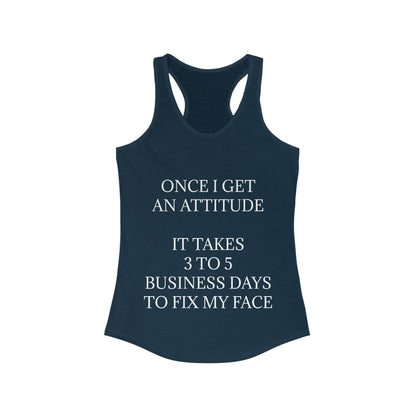 Fix My Face Women's Racerback Tank
